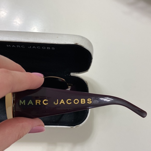 Marc Jacobs | Vintage Aviator in Plum and Gold
